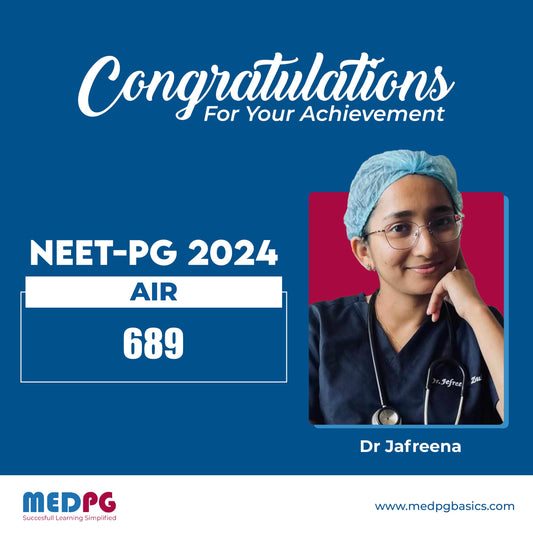 AIR 689, Dr Jafreena's journey in NEET-PG and INCET