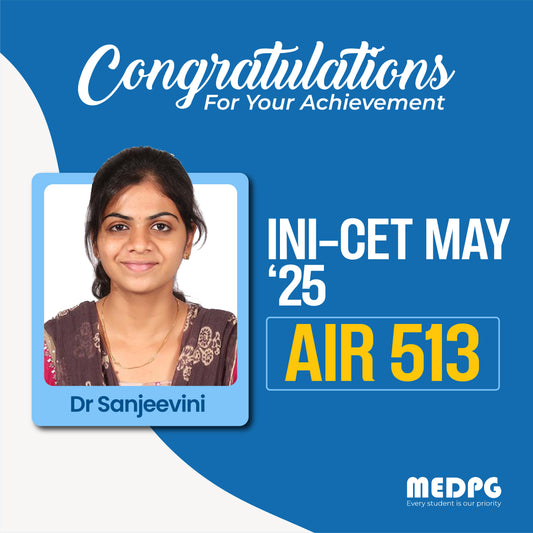 Sanjeevani's INI-CET Journey to AIR 513 Rank, “From Self-Doubt to AIIMS: My INI-CET 2025 Journey”