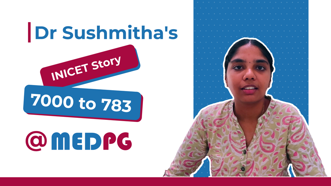 Triumph Over Adversity: Dr. Sushmita's Inspiring INI-CET Journey at MedPG Campus