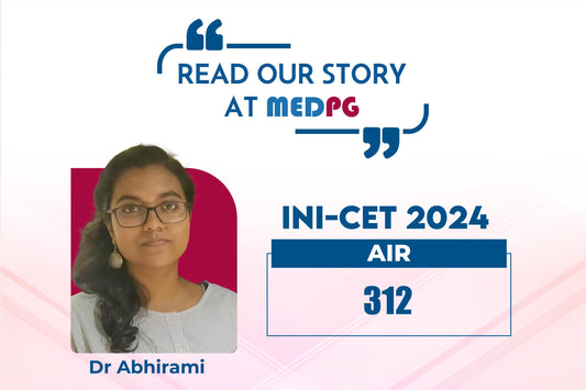 Cracking INI-CET: Dr. Abirami's Guide to Success (AIR 312, INI-CET)